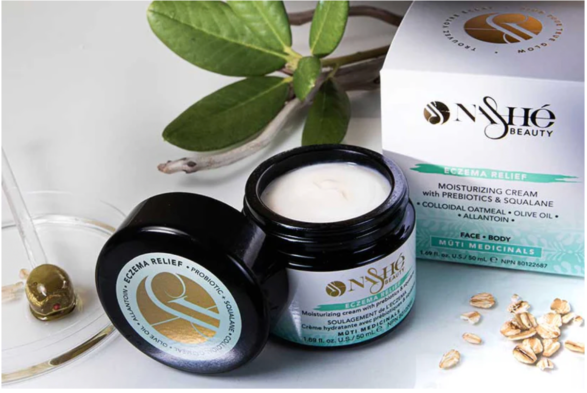 Nashé Beauty Eczema Relief Cream – Soothing Moisturizer with Prebiotics & Squalane