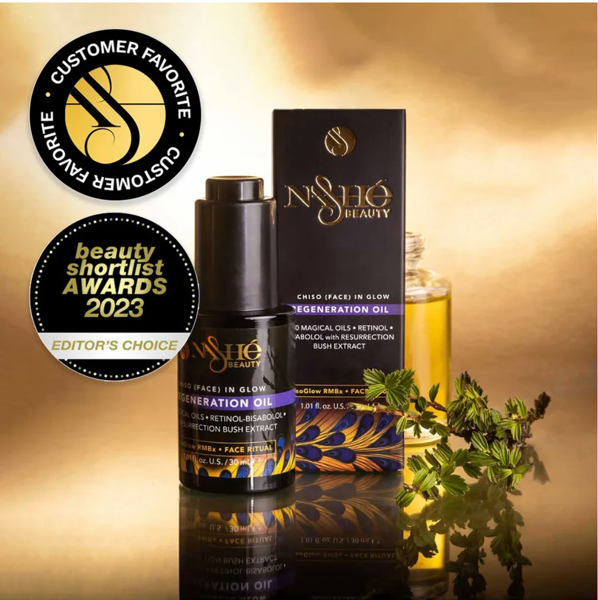 Chiso Glow Oil – Radiance & Repair Face Oil for Dry or Dull Skin