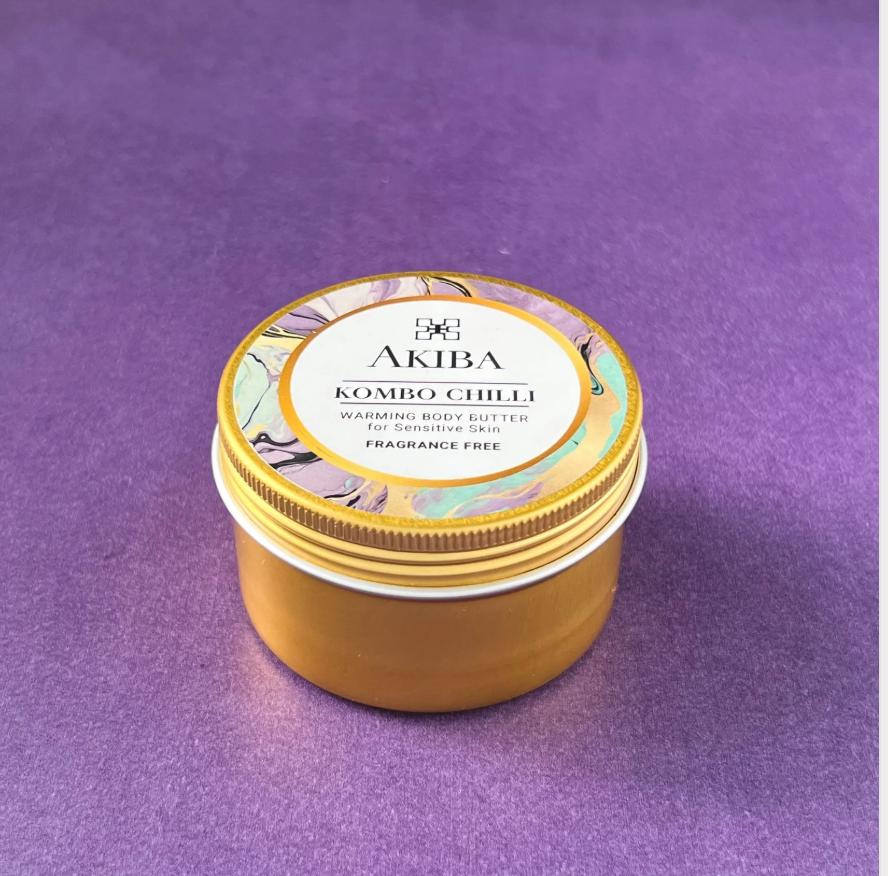 Akiba "Kombo Chilli" Body Butter - Warming relief. Fragrance-free