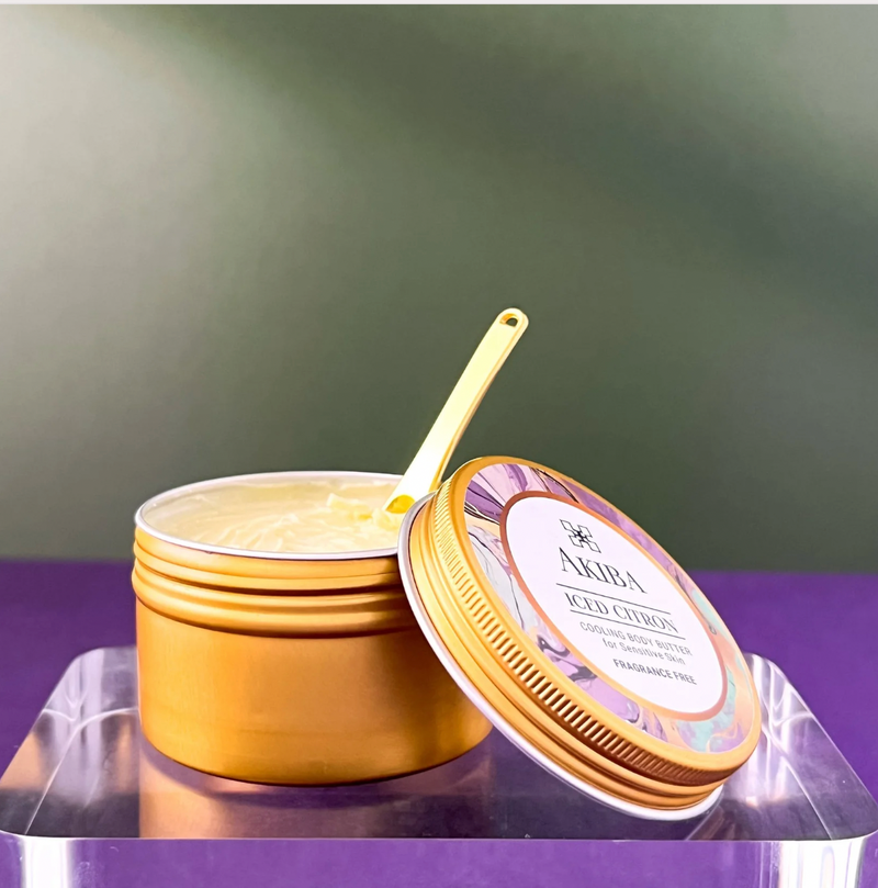 Akiba "Iced Citron" Body Butter - Cool, calm, fragrance-free