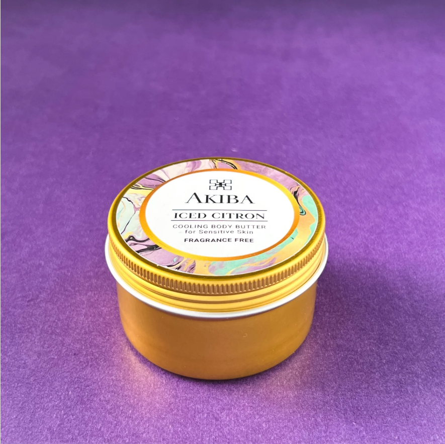 Akiba "Iced Citron" Body Butter - Cool, calm, fragrance-free