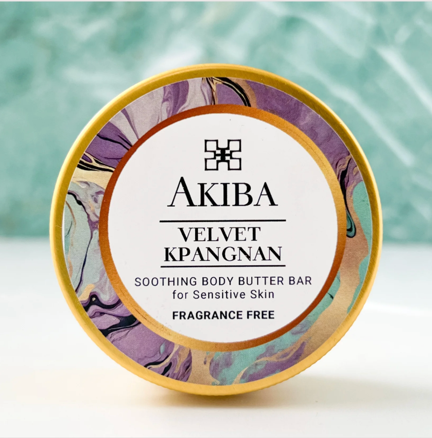Akiba "Velvet Kpangnan" Body Butter Bar - Rich moisture. No scooping required