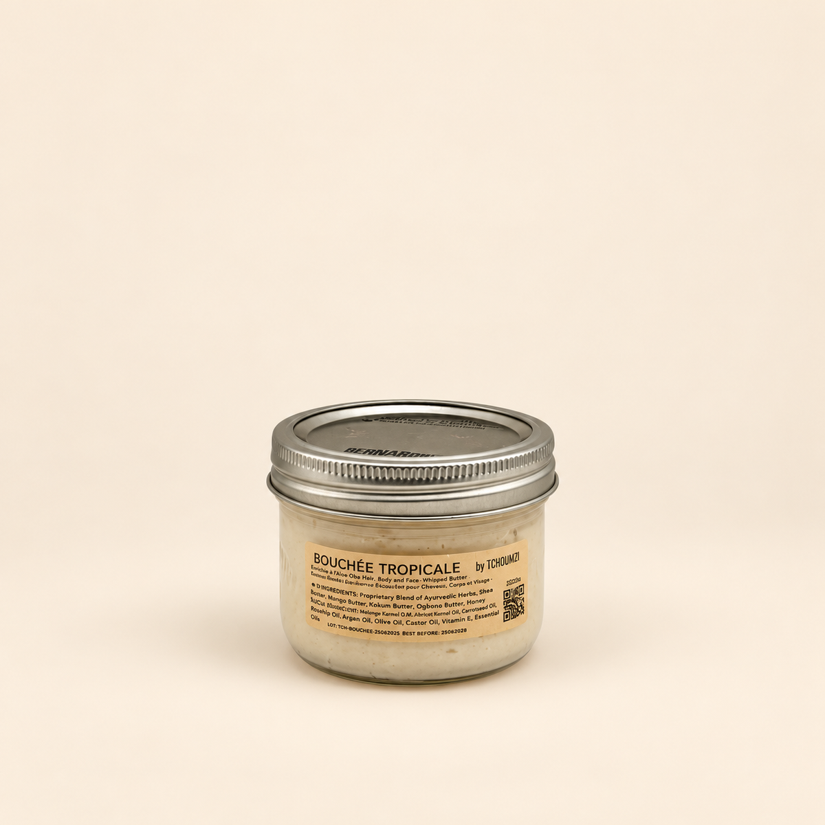Bouchée Tropicale by Maison Tchoumzi on a warm cream background