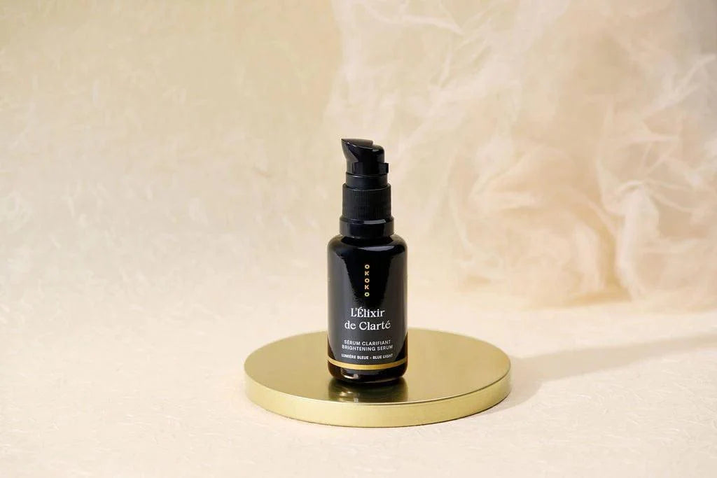 L’Élixir de Clarté – Blue Light Radiance Serum with AHA, Vitamin C + Brightening Peptides